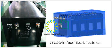 πακέτο πολυμερών μπαταριών λίθιου lifepo4 72v 100Ah με τον υψηλής αντοχής κρύο χάλυβα Shell ρόλων