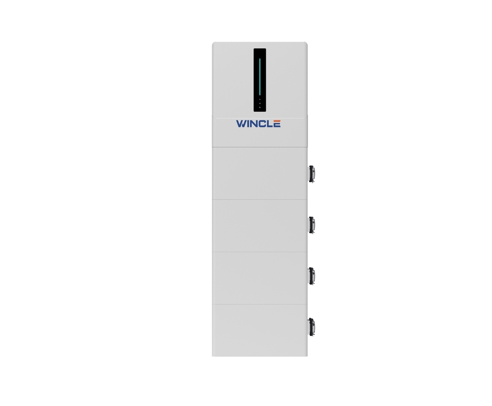 IEC61000 20.48kwh Power Wall Battery System 6000 Διάρκεια κύκλου για οικιακή υποστήριξη και ηλιακή ενέργεια