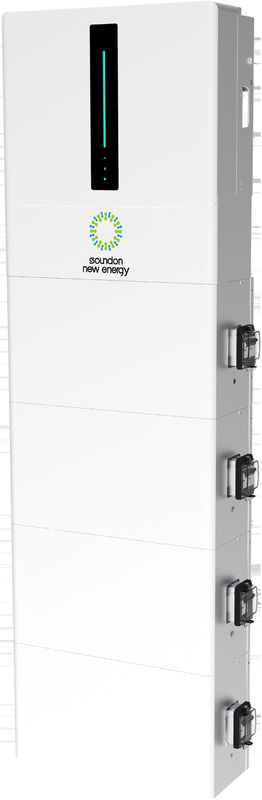 IEC61000 20.48kwh Power Wall Battery System 6000 Διάρκεια κύκλου για οικιακή υποστήριξη και ηλιακή ενέργεια